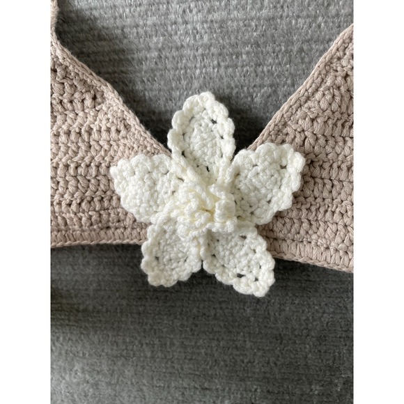 Meshki Halter Top Women S Crochet Boho Bralette Coquette Femme Festival Resort - Picture 4 of 6